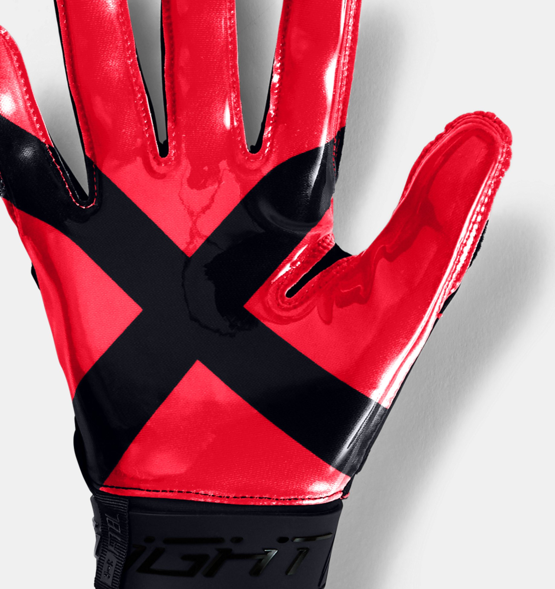 Details about   NEW Under Armour UA Spotlight Pro Glue Grip Football Gloves Size:XL 1304699-001 